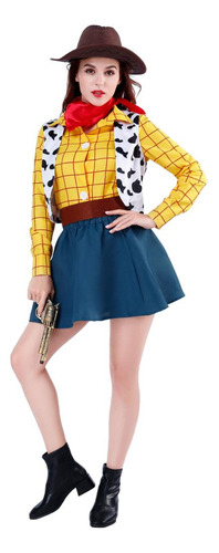 Conjuntos De Disfraz De Woody De Cosplay Story Vestido De V