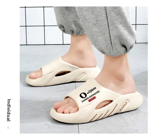 Sandalias De Playa Con Suela De Eva Para Hombre, Zapatillas