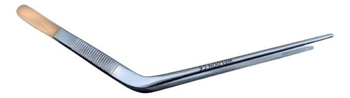 Pinza Disección Acodada Ele Punta Dorada 18 Cm Profesional