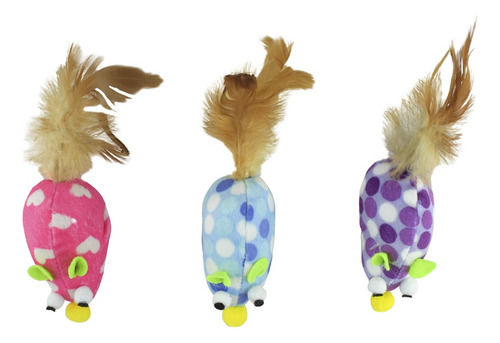 Juguetes Para Gato Caja Juguetes Surtidos 36 Pz (12 Diseños)