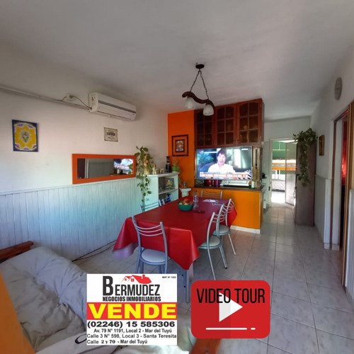 Chalet 3 Amb C/amplio Patio En Mar Del Tuyu 7 E/ 59 Y 60 Venta