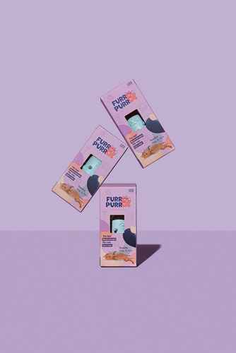 Cepillo Y Masajeador Para Dedos De Gato Furr&purr Para Gatos
