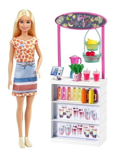 Barbie Bienestar Set De Jugos Tropicales Con Accesorios