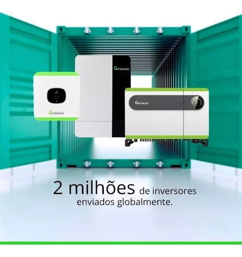 Inversor Solar Growatt Min8000tl-x 8kw Monofásico 220v 2mppt