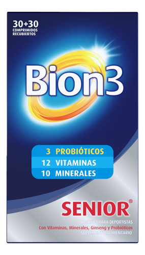 Pack Bion 3 Senior 60 Comprimidos Recubiertos