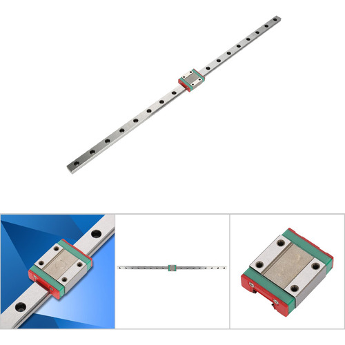 Bloco De Trilho Linear De 450 Mm, 1 Unidade, Guia Em Miniatu