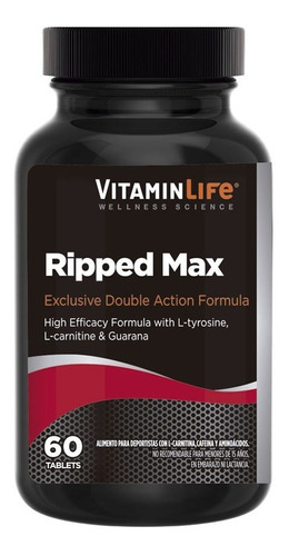 Ripped Max (60 Tabletas) Vitamin Life