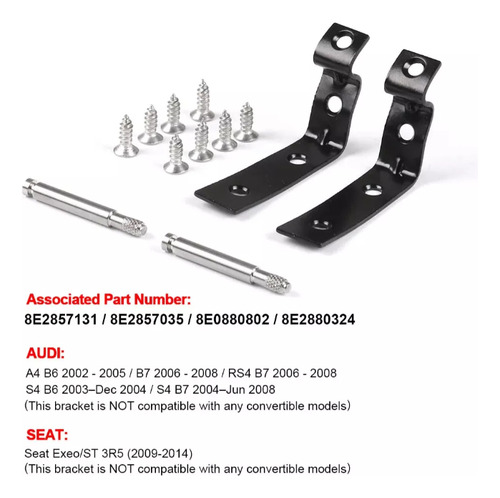 Bisagras Reparar Guantera Audi A4 S4 Rs4 B6 B7 8e Y Seat