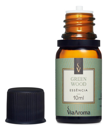 Essencia Para Difusor Via Aroma 10ml Classica Green Wood