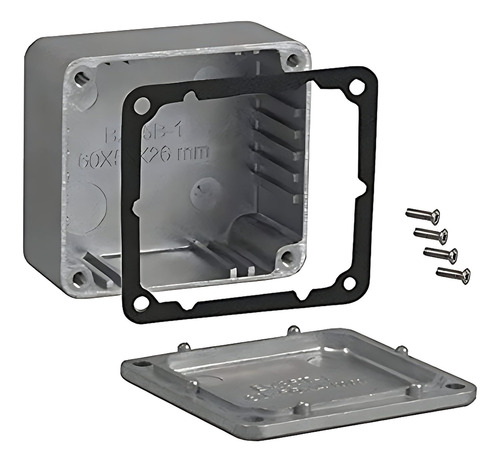 Bud Industries Cn-5700 Caja De Aluminio Fundido A Presión 2,