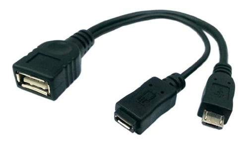 Estoreimport Micro Usb Host Otg Cable W/usb Alimentación