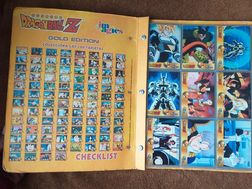 Carpeta Coleccionador- Coleccion Dragon Ball Z- Gold Edition (Usado)
