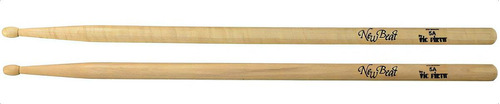 Baquetas New-beat Nb-5a Para Bateria Natural Punta De Madera Tamaño 5A