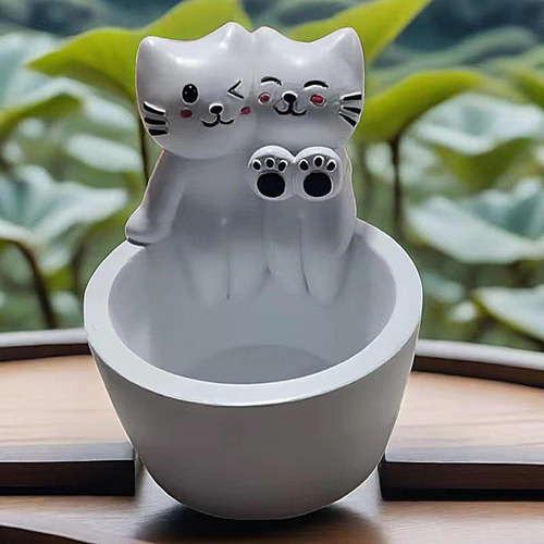 Portavelas De Gato, Portavelas De Gatito De Dibujos Animados
