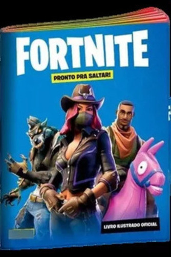 Starter Pack Fortnite Livro Ilustrado + 20 Envelopes 100 Fig