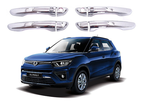 Cubre Manillas Cromada Ssangyong Tivoli 2015-2019