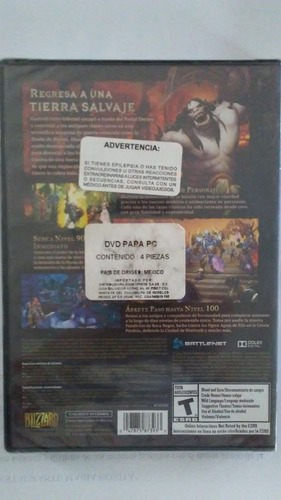 World Warcraft Warlords Of Draenor Juego Pc (Usado)