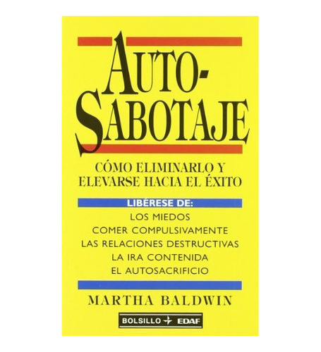Auto Sabotaje, De Baldwin Martha. Serie N/a, Vol. Volumen Un