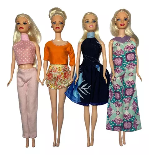 Kit 10 Roupas Roupinhas para boneca Barbie Luxo Capricho