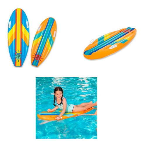 Tabla Surf Inflable Para Niño Playa Picina Morey Colores