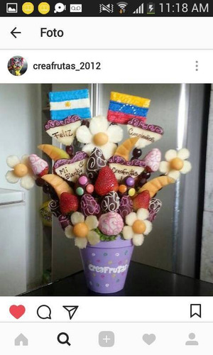 Imagen 3 de 5 de Arreglos Frutales, Florales, Con Globos, Chucherías