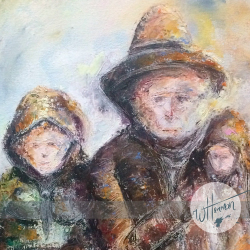Imagem 2 de 3 de Óleo Sobre Tela - Pintado A Mão 50cm X 70cm
