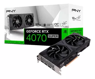 Tarjeta De Vídeo Pny Rtx 4070 Super Verto Gddr6x 12gb Oc