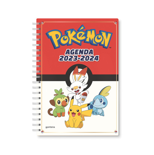 Agenda Pokémon 2023-2024 - The Pokémon Company -(t.dura) - *