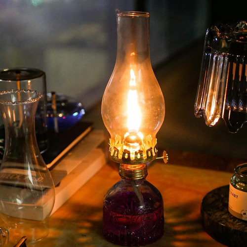 Lámpara De Aceite Rústica, Grande, Clásica, De Queroseno, Lá