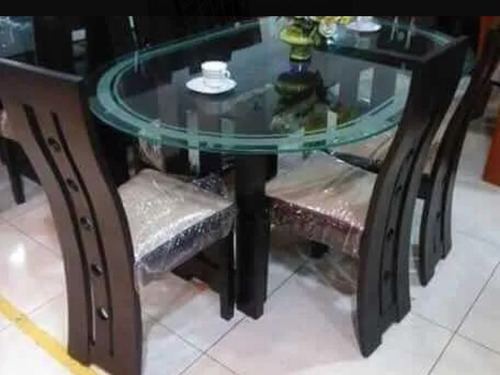 Juego De Comedor De 6 Sillas En Pino Y En Acabado Duco
