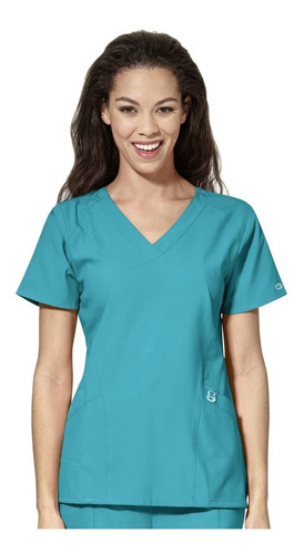 Poleras Medico Mujer Wonderwink 6155a 123 Variedad Colores