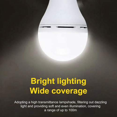 Luz Nocturna F, Bombilla De 7 W, Lámpara Solar Para Acampar,