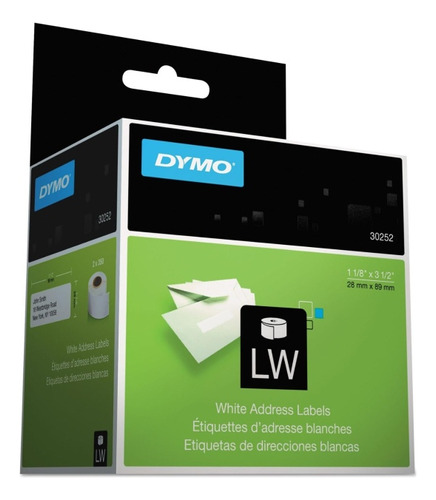 Etiquetas Adhesivas Original Dymo Lw 30252 Código De Barra