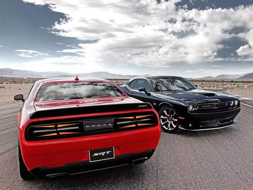 Calcomanía Para Dodge Challenger 2015-2022, Diseño De Pista