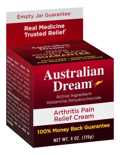 Crema Alivio Del Dolor De Artritis 4 Onzas Australian Dream