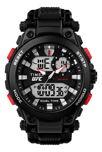 Reloj Para Hombre Timex Ufc Impact Tw5m52800 Negro