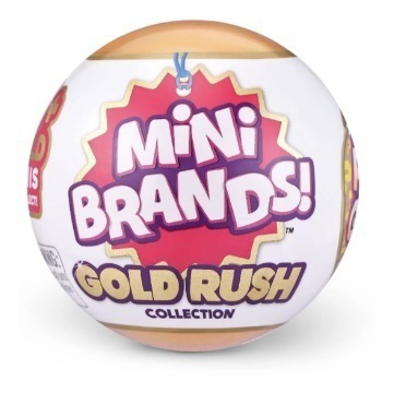 Mini Brands Esfera Gold Rush 5 Sorpresas Doradas 2022