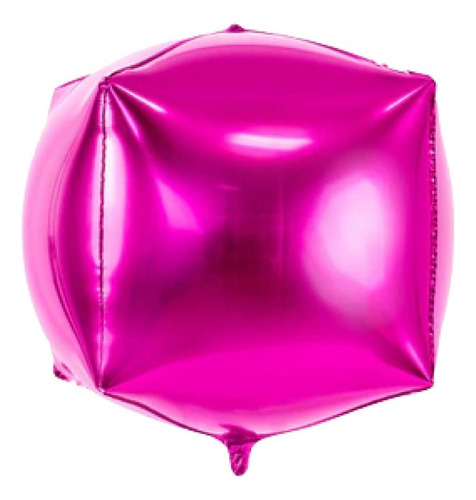 5 Globos Orbz 22 Pulgadas Cubo Diamante Esfera Elige Forma Color Cubo Fiusha