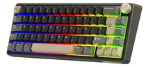 Comprar Teclado Mecánico Royal Kludge RK R65 Phantom 65% Español Gasket Mount Switches Lineales