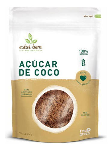 Kit 2 Açúcar De Coco Estar Bem 350g