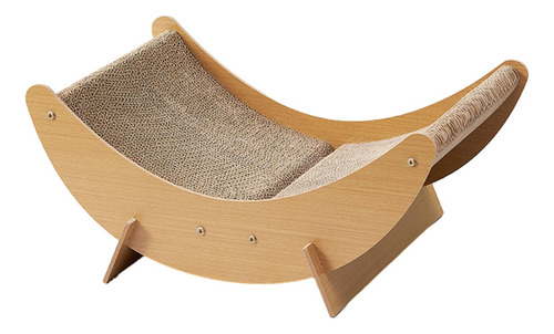 Cat Scratcher Cartón Sillón Cama Para Mascotas Con Soporte