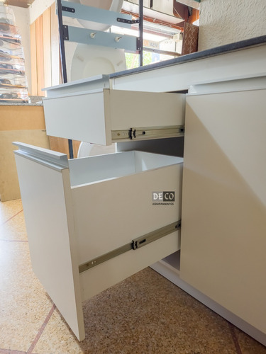 Imagen 6 de 9 de Bajo Mesada Mueble Cocina Mdf +hueco Anafe + Torre Horno