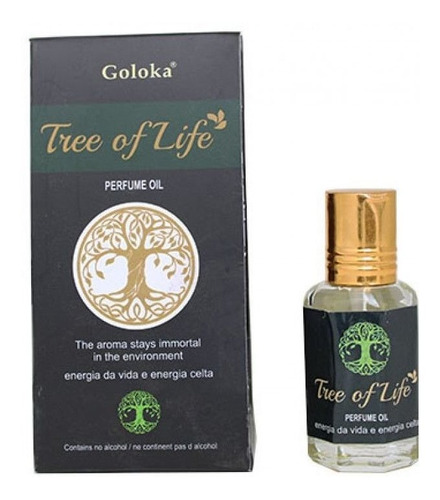 Óleo Perfumado Indiano Goloka Tree Of Life 10ml Full