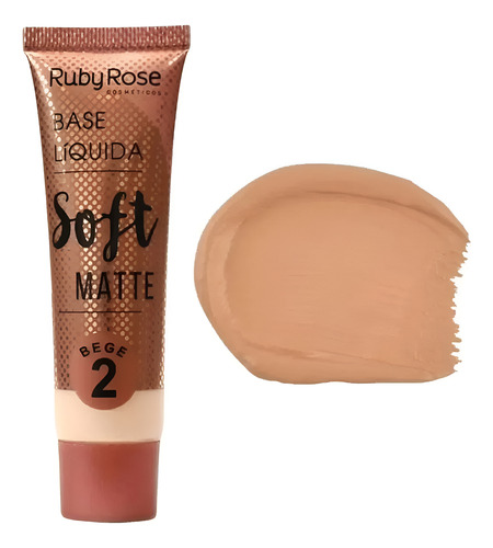 Base Liquida Ruby Rose Soft Matte Bege 2