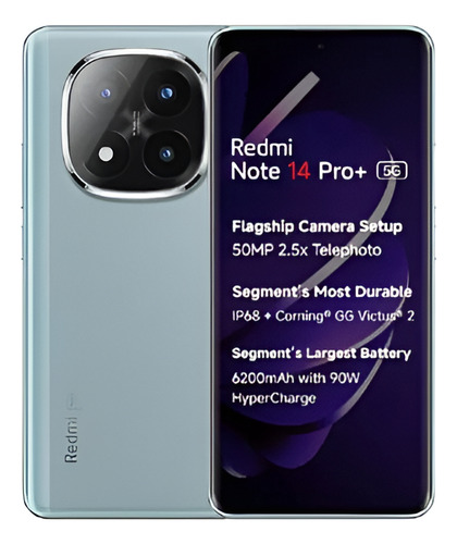 Xiaomi Redmi Note 14 Pro + 5g Dual Sim 512gb Azul 12gb Ram Azul Claro