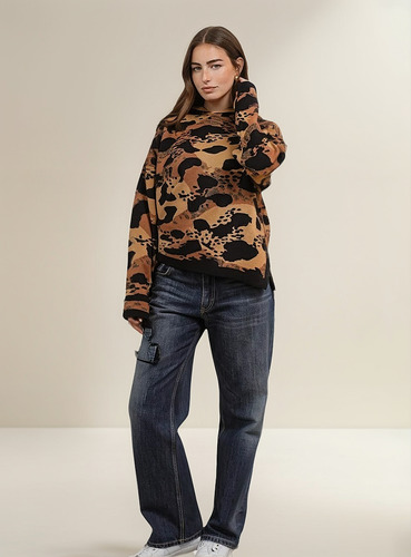 Sweater Con Capucha Doble Tejido De Bremer - Albania