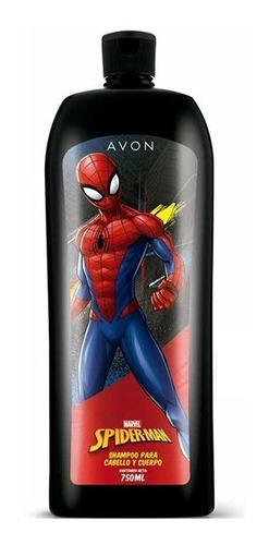 Shampoo Para Niños Spiderman 750 Ml Avon Nuevo Sellado