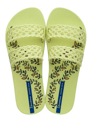 Imagem 1 de 2 de Chinelo Feminino Ipanema Renda Print - 26551 - Amarelo
