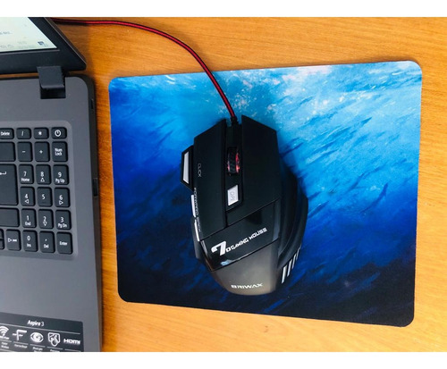 Kit 50x Mousepad Basico Simples Antiderrapante Atacado