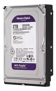 HD Western Digital WD Púrpura SATA de 2 TB, 6 Gb/s, 256 MB, WD23purz